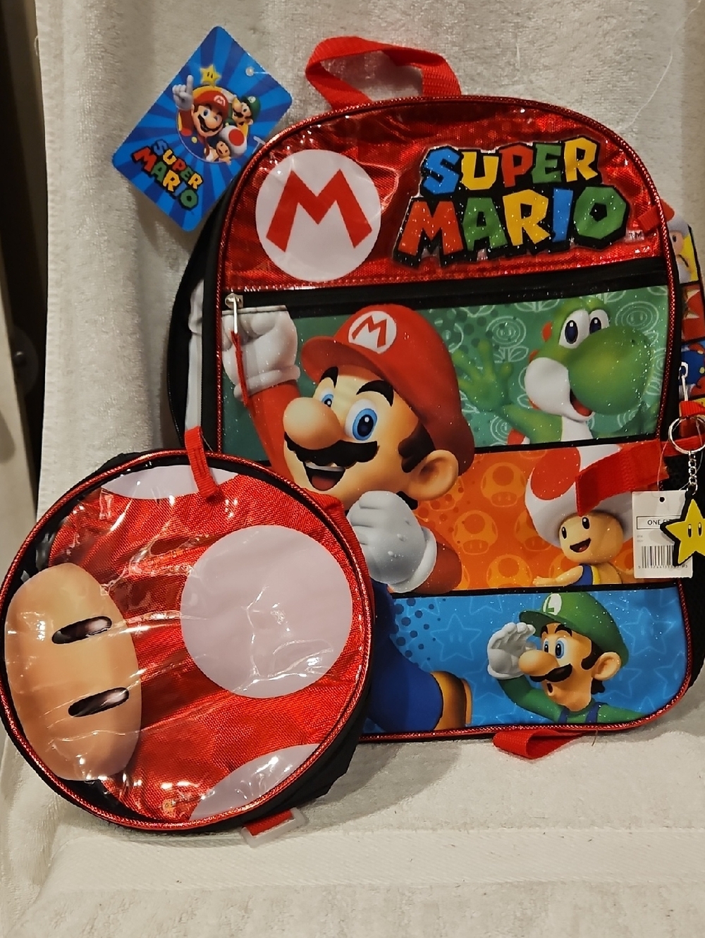 MARIO BROTHERS BACKPACK & LUNCHBOX
